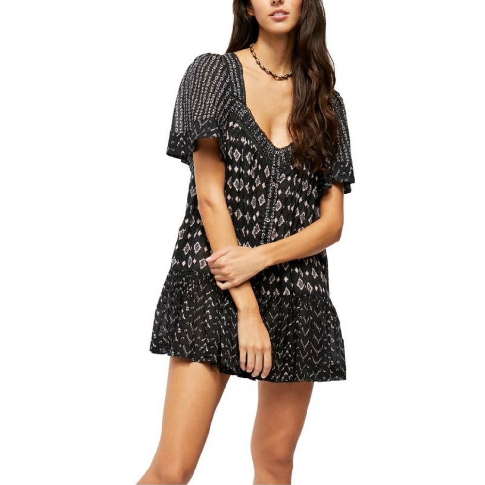 Free People Hearts Desire Print Tunic Dress